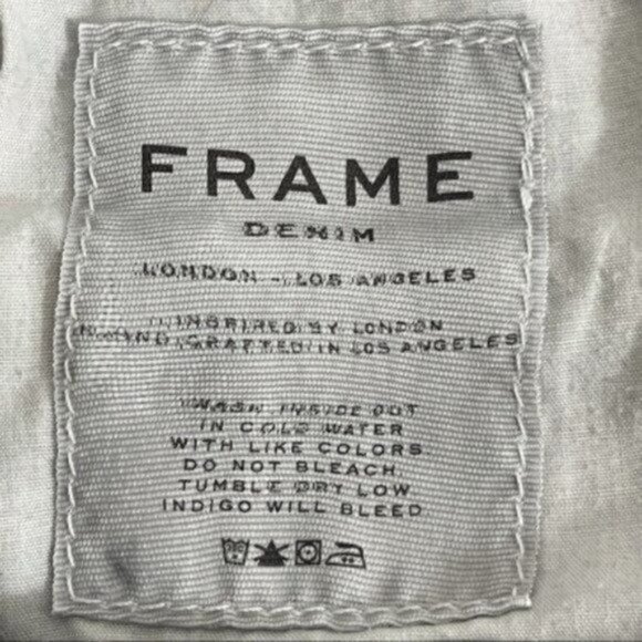 Frame Denim Le Skinny De Jeanne gray size 26 - Picture 11 of 11